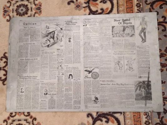 Vintage History Gloversville Johnsville NY 1966 Newspaper Metal Printing Plate | eBay US (Buy It Now)