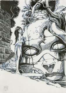 Les naufragés d’Ythaq - Callista Encre de Chine sur papier pour cette illustration... | Tessier Sarrou