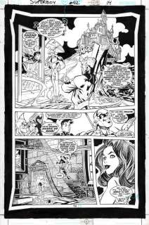 Keith Champagne, Pascual Ferry | Superboy #92 Pg.14 - Singing Guardian - Ink Page Issue 92 Page 14 | Anthony’s Comic Book Art