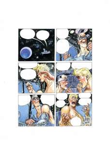 José Ortiz | Burton & Cyb - El Hombre es un Lobo para el Lobo p.8 (Zona 84) | ECC arte y coleccionismo