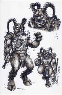 Kevin Eastman | Neca Savanti Romero Original Art For Mirage Studios Inspired Collectibles Line | Kevin Eastman