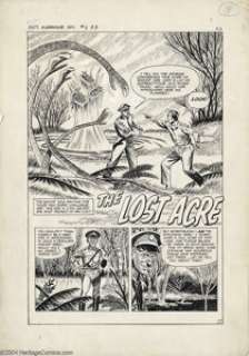 Ray Bailey (attributed) - Alarming Adventures #1 "The Lost Acre" Complete 5-page Story Original Art - | Heritage