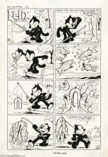 Otto Mesmer and Joe Oriolo - Felix the Cat #89 One-page Story Original Art (Harvey, 1957). This opening page from - | Heritage
