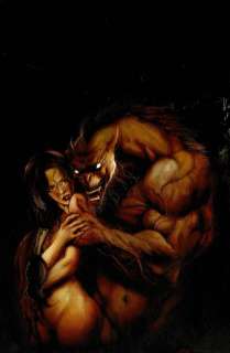 Emmanuel Civiello | Garous, couverture originale en couleurs directes pour l’intégrale parue en 2001 chez Soleil. Dimens… | Septimus