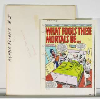 Marvel Comics Alpha Flight #5 Complete Color Guide | Bruneau & Co. Auctioneers