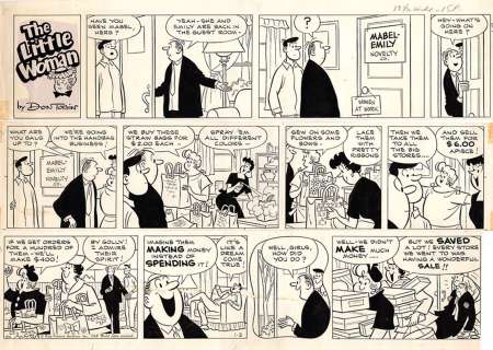 Don Tobin | The Little Woman 1/3/1964 Sunday | Graphic Collectibles