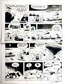 JANVIER Michel  - Rantanplan  - Planche 4 de l‘album Le parrain édité par Dargaud [...]