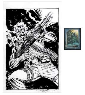 Ron Wagner | Gi Joe - Card Art - Roadblock | Catskill Comics