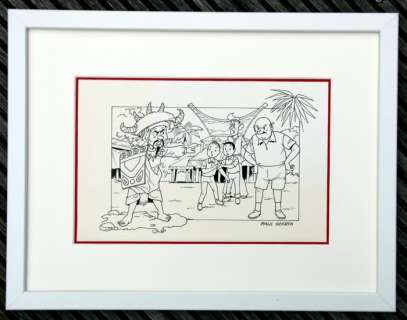 Geerts, Paul | Originele tekening in inkt  - Suske en Wiske  - Tokapua Toraja | Catawiki