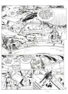 Ferry (Vosselen, Ferry Van) | Original page (p.35)  - Ian Kaledine 2  - Le secret de la Taiga  - (1980) | Catawiki