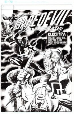 RECREATION Daredevil #168 Miller Janson ORIGINAL COMIC ART 11x17" - GARY SHIPMAN | eBay US