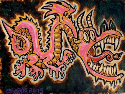 Eldiablo _ toile DRAGO | Galerie Neuf