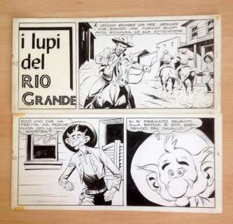 Gamba, Francesco - a full story, 71x original plates, "Il Piccolo Ranger" IV, no. 43 - (1962) | Catawiki