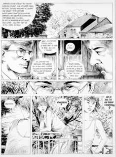 Servais | Fanchon, planche n°16 Ã  l’encre de Chine, publiÃ… | Banque Dessinée