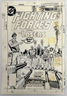 1978 Our Fighting Forces #178 Cover Art Joe Kubert | Weiss Auctions