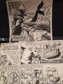 OBRA ORIGINAL MARTINEZ OSETE BANDERA A MEDIA ASTA 1959