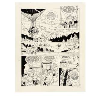Bruno Marchand (Né En 1963) | Little Nemo, Série créée avec Moébius. Tome 4 : Le grand vol. Planche n°18 et mise en couleur. Noir et... | HVMC