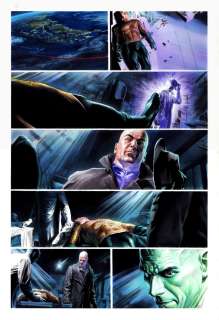 Alex Ross Doug Braithwaite - Justice #5 P 4 (Lex Luthor & Brainiac Get Ready To Lobotomize Aquaman!) Large Art -2006