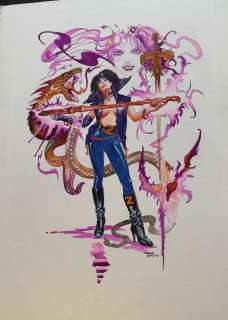 Estaban Maroto | Unpublished Zattana Mini Series Poster | RGLArt