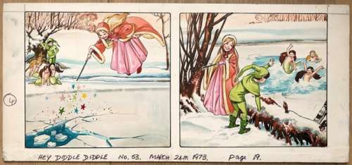 Quinto, Nadir  - Original strip Hey Diddle Diddle (1973) | Catawiki