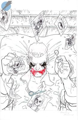 Riley Rossmo | Joker/Harley: Malicious Intent Issue 1 Page Cover | Felix Comic Art