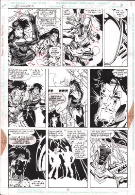 Andy Lanning, Christopher Taylor | Blood Pack #2 P.5 - Peak 90S Energy - 1995 | Anthony’s Comic Book Art