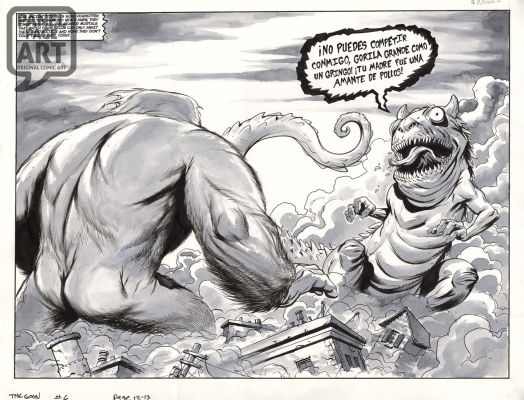 Eric Powell | Goon 6 - Double Page Splash | Panel Page Art