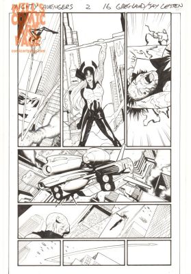 Greg Land Jay Leisten | Mighty Avengers 2 Pg 16 (Marvel, 2013) | Will’s Comic Art Page