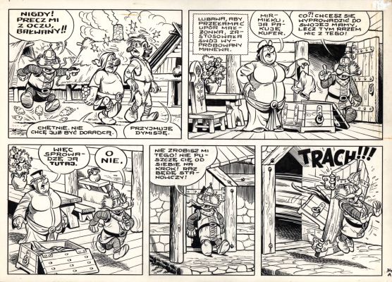 Janusz Christa | Kajko i Kokosz. Zamach na Milusia, strona 34A | Galeria Komiksu