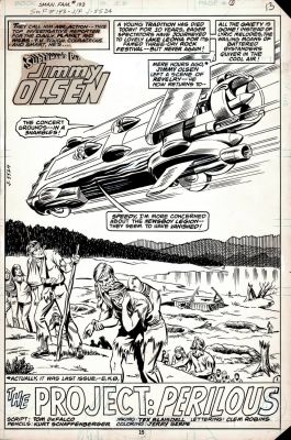 Kurt Schaffenberger, Tex Blaisdell | Superman Family #193 P 1 Splash (Jimmy Olsen, Speedy, Whiz Wagon!) 1978 | Romitaman