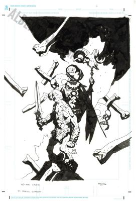 Mike Mignola - Masters of the Universe: Revelation Issue 1 Page Cover