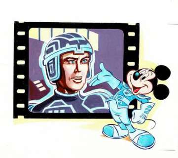 Claude Marin - lot 379 - Mickey, dessin original en couleurs directes publié dans…