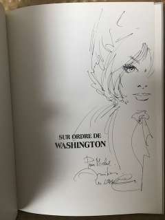 Vance, William - Original commission drawing / dédicace - Marshall Blueberry - hc - 1st edition - (1991) | Catawiki