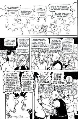 Terry Moore | Strangers in Paradise #33 P 13 (Rare Katchoo & Francine Together!) | Romitaman