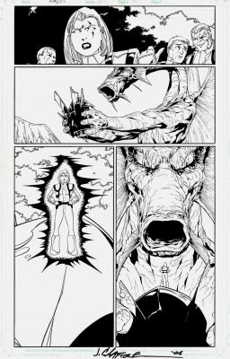 Jim Calafiore, Mark McKenna | Exiles #68 P 11 (Exiles Battle Fin Fang Foom!) 2003 | Romitaman