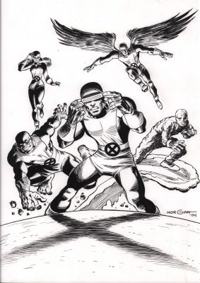 Tom Morgan | Classic X-Men Commission - Signed - 2004 | Anthony’s Comic Book Art