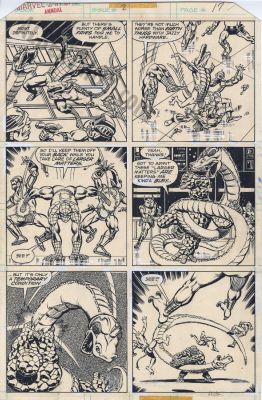 Jim Starlin, Joe Rubinstein | Marvel Two in One Annual Issue 2 Page 17 | Albert Moy