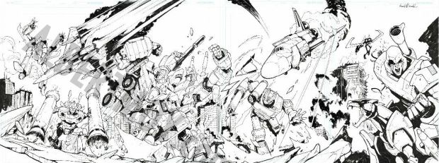 Karl Kerschl | Transformer Issue 15-18 Page Four Covers | Albert Moy