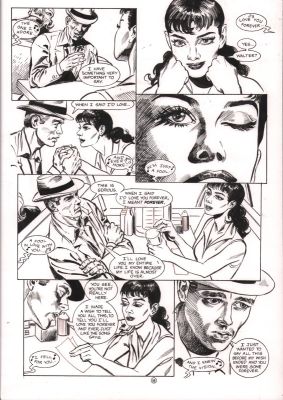 Tony Dezuniga | Twilight Zone #? P.? - Winking Babe - Now Comics | Anthony’s Comic Book Art
