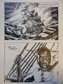 Manara, Milo - Original page (p.203) - Il Vascello Fantasma - (1970) | Catawiki