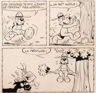 Dufranne, Henri ( 1943 ) | Encre de Chine, crayon bleu et mine de plomb,page 163 Gai… | Stanley’s Auction