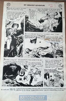 Alex Toth | My Greatest Adventure 61 Pg 3 By Alex Toth Issue 61 Page 3 | BritComicsArt