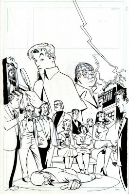 Randy Reynaldo | Rob Hanes Adventures #7 Cover (Sherlock Holmes Theme Cover!) 2004 | Romitaman