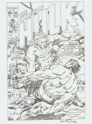 Herb Trimpe | Incredible Hulk #141 Cover Recreation (First Doc Samson!) | Romitaman