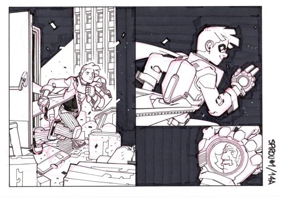 David Lafuente | Spirou #1 P.14A (Unpublished) | The Green Room