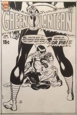 Gil Kane - Green Lantern 74 Cover (Dc, 1969) Vs Sinestro