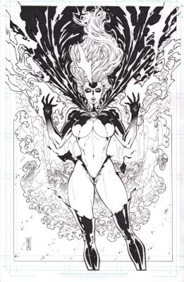 Jason Johnson | Goblin Queen (Madelyne Prior) Splash Art - Signed | Anthony’s Comic Book Art