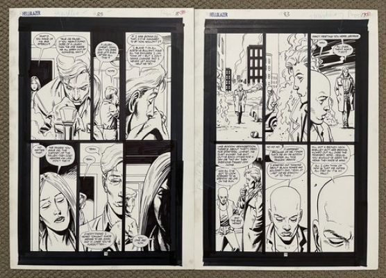 Hellblazer 83 Original Art Pages Steve Dillon Garth Ennis Constantine | eBay Europe