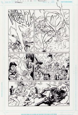 Karl Moline | Starro #1 Pg.18 - Interior Page - 2005 | Anthony’s Comic Book Art