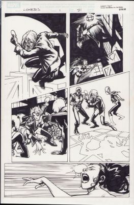 Karl Moline | Loners #1 Pg.21 - Interior Page - 2007 | Anthony’s Comic Book Art